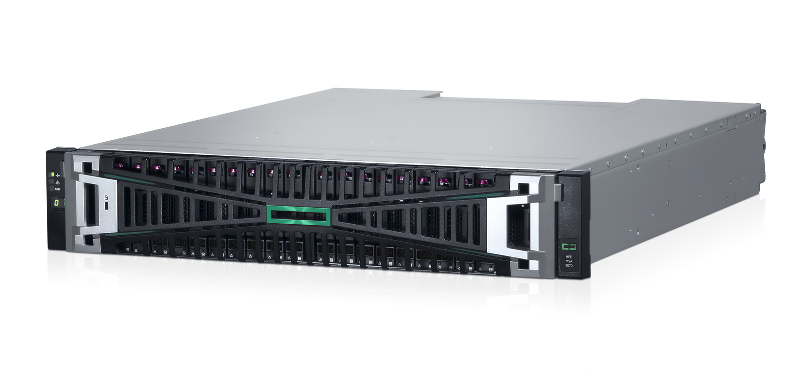 HPE MSA 2070 — 12 × 1.92 TB SSD / 32 Gb FC